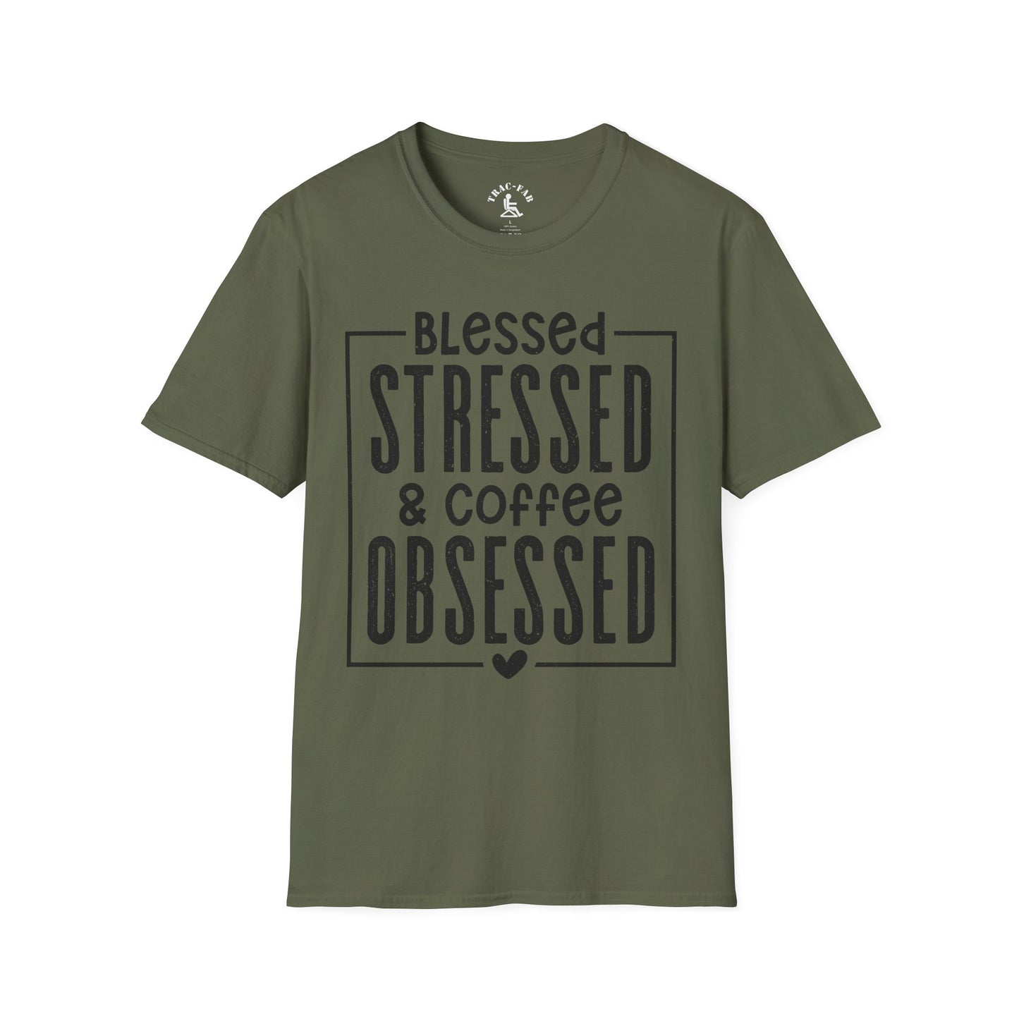 Blessed Stressed & Coffee Obsessed T-Shirt