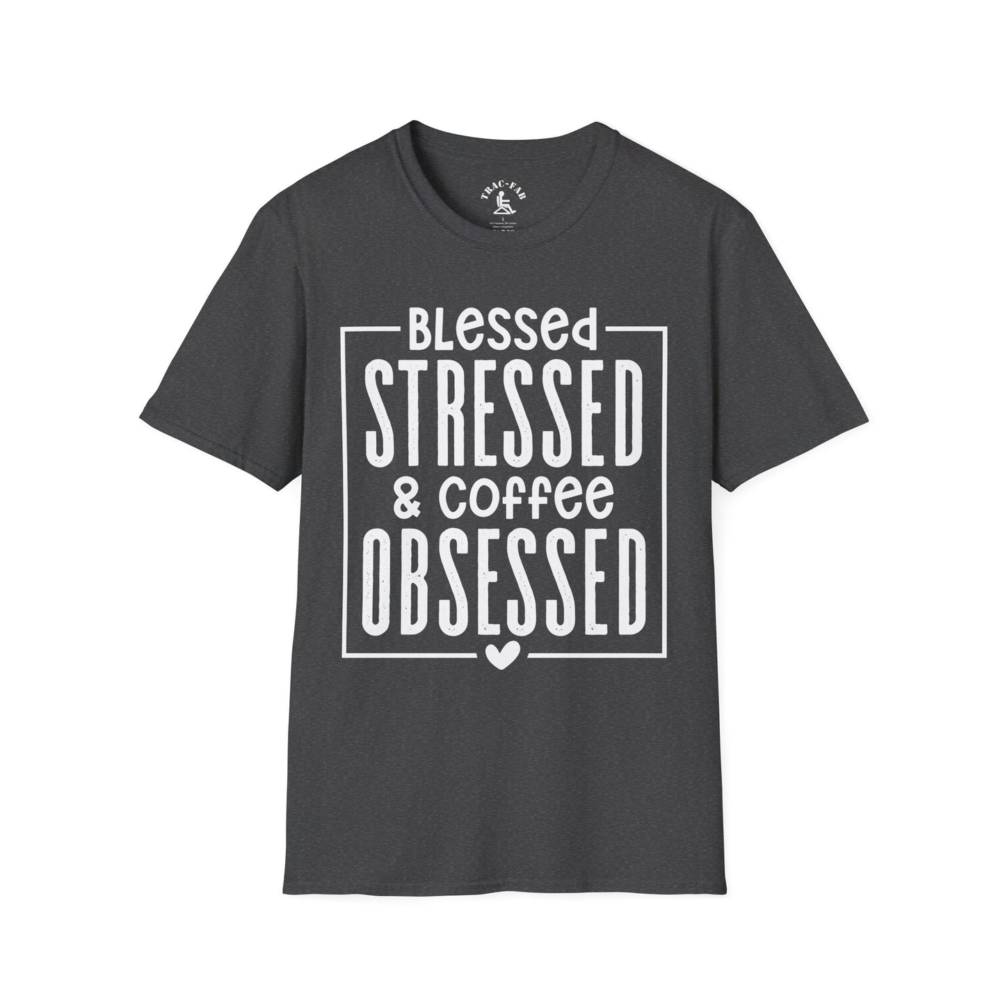 Blessed Stressed & Coffee Obsessed T-Shirt