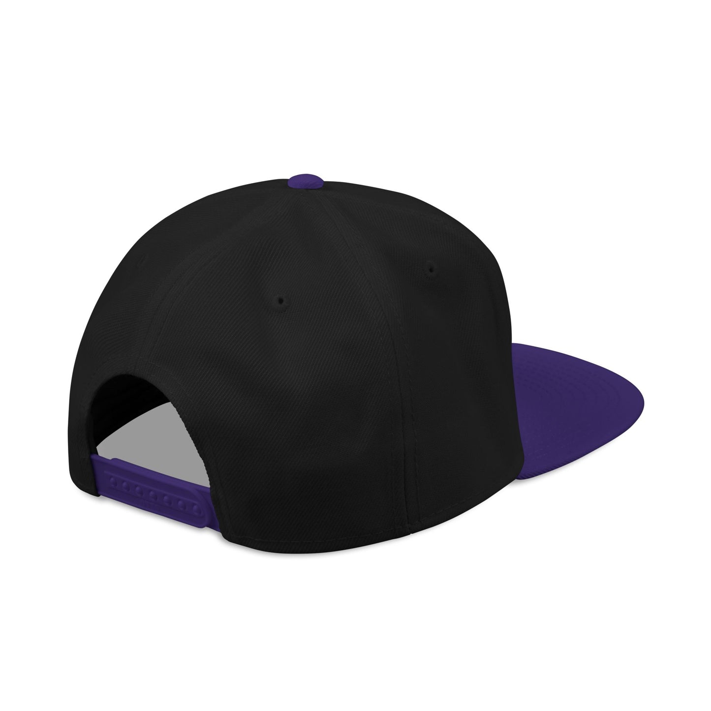 Black/Purple Snapback TracFab Logo