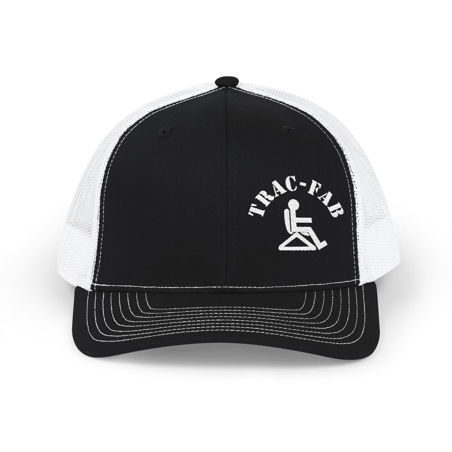 Richardson 112 Black/White Trucker Cap