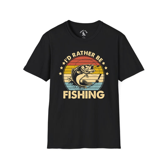 I'd Rather Be Fishing T-Shirt