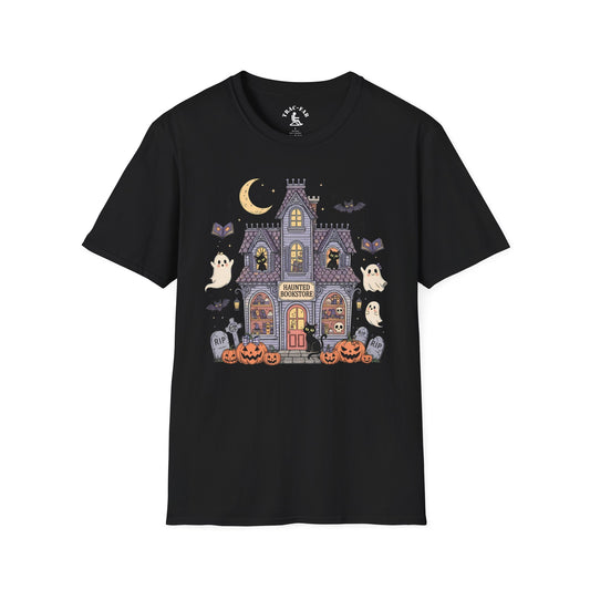 Haunted Bookstore Fall Halloween T-Shirt