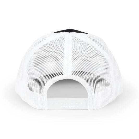 Richardson 112 Black/White Trucker Cap
