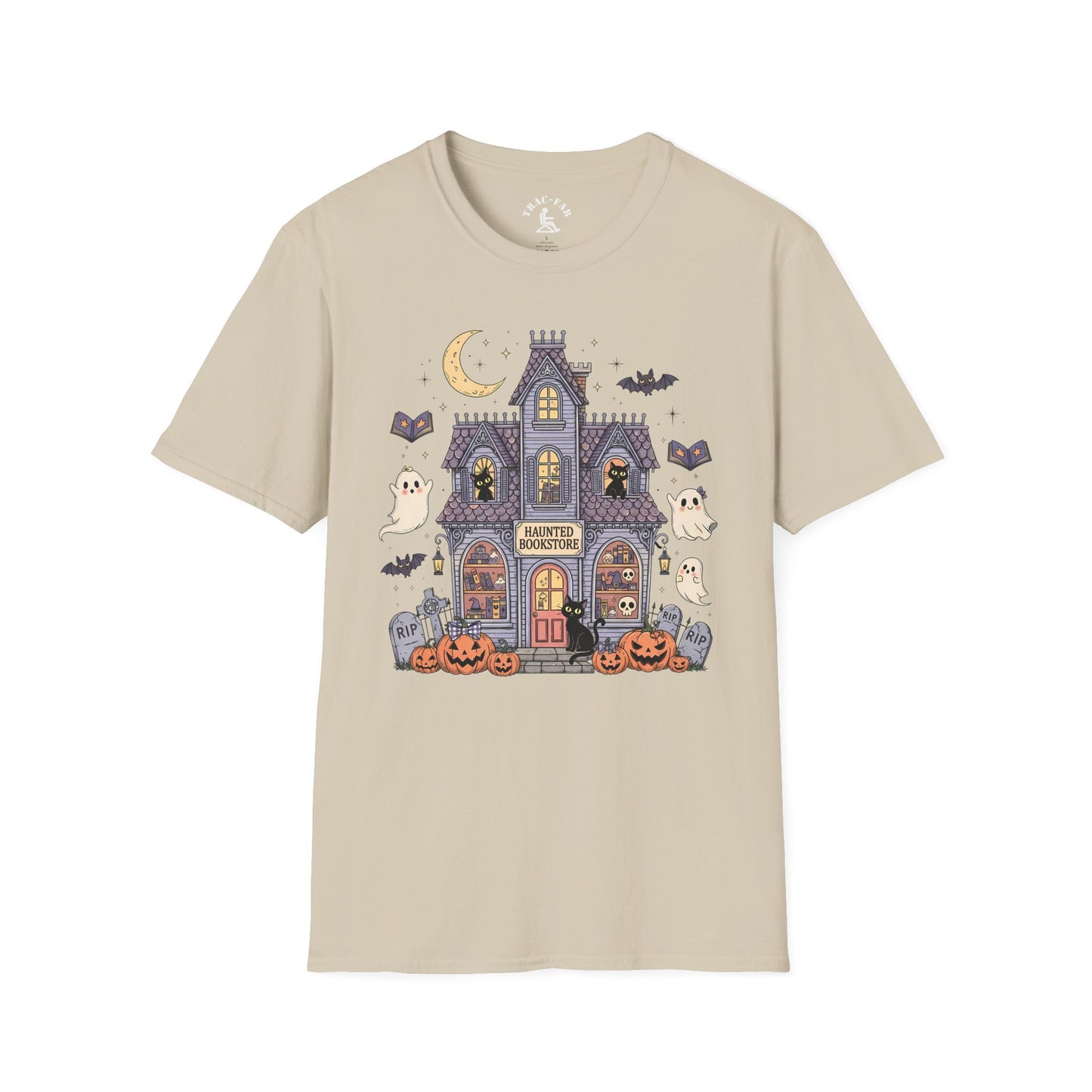 Haunted Bookstore Fall Halloween T-Shirt